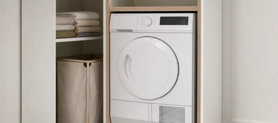 Kondenstrockner DIY: Unterbau-Schranksystem fuer saubere Integration konstruieren